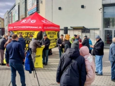 Bąkiewicz nie miał zgody na zajęcie pasa drogowego w Legnicy