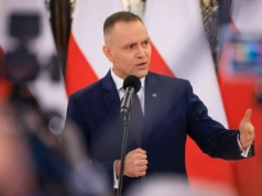 Incydent na konferencji Nawrockiego. "Pan jest posłem, po co pan krzyczy?"