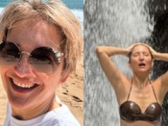 Egzotyczna Magda Steczkowska pozuje w bikini pod gigantycznym wodospadem (FOTO)