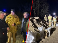 Rzeka wystąpiła z koryta na Mazowszu. Zebrał się sztab kryzysowy, minister na miejscu