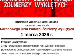 W niedzielę Wieluń uczci Narodowy Dzień Pamięci Żołnierzy Wyklętych