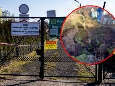 Gigantyczne zapadlisko w Trzebini. 