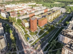 Dogęszczanie przy stacji metra Kabaty. Projekt WWAA przekształci teren po Tesco w miejski kwartał