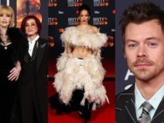 BRIT Awards 2026: Kelly i Sharon Osbourne, pierzasta Rosalia, dostojny Harry Styles... (ZDJĘCIA)