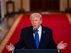 Trump na chwilę przed uderzeniem w Iran. Nagle się pożegnał