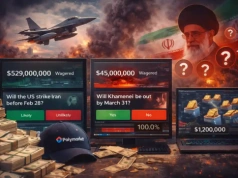 Zakłady na wojnę warte pół miliarda dolarów! Na ataku na Iran ktoś zarobił fortunę