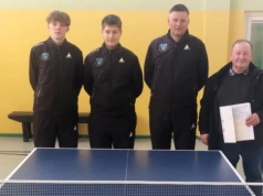 Chojniczanie na turnieju tenisa stołowego w Kcyni