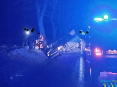 Tragiczny wypadek na DW 480 za zjazdem na Bogumiłów