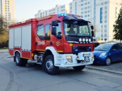 Pożar w mieszkaniu na 9. piętrze przy ulicy Granicznej w Rzeszowie