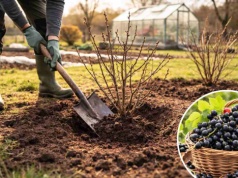 Zakop pod porzeczką w marcu. Latem nie nadążysz zbierać owoców