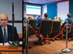 Radny Wierzbicki dba o krzyż, bezpieczeństwo i higienę pracy na sesji