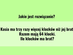 Myślisz, że pamiętasz matematykę z podstawówki? Jedna niewiadoma szybko to sprawdzi