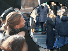 Poruszające sceny na pogrzebie Mirosława Krawczyka. Aneta Zając nie była sama. Kim jest to dziecko?