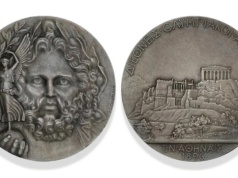 Autentyczny srebrny medal z Igrzysk Olimpijskich w 1896 roku sprzedany w Danii za ponad 150 000 euro