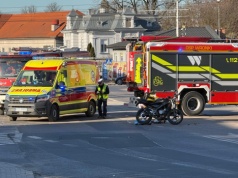Wypadek drogowy we Wronkach! Na miejscu śmigłowiec LPR, jedna osoba przetransportowana do szpitala