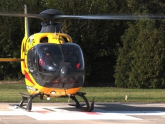 Mężczyzna upadł z wysokości. Zabrał go śmigłowiec LPR