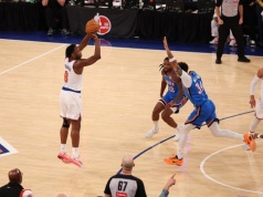 Knicks mieli dwa rzuty na dogrywkę. Niecałe dwie minuty Sochana