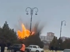 Irański dron spadł w Azerbejdżanie. Atak na lotnisko