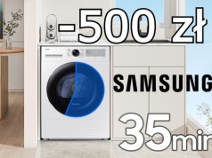 Suszarka Samsunga z przeceną 500 zł. Wysuszy pranie nawet w 35 minut