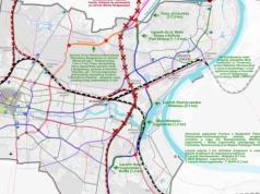 Koncepcja nowych ciągów drogowych, gdyby doszło do budowy wschodniej obwodnicy