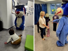 Sznupek z wizytą w przedszkolu terapeutycznym