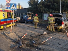 Groźny wypadek na lubelskich Bursakach. Kilka osób jest poszkodowanych