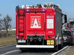 Niespokojny dzień na DK15. Dwa zdarzenia w krótkim czasie