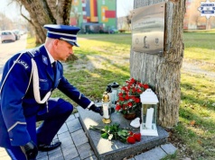 Międzynarodowy Dzień Pamięci o Poległych Policjantach. Hołd dla asp. Michała Kędzierskiego w Raciborzu