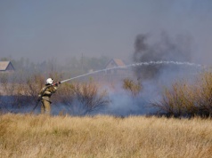 Pożary traw w powiecie radomszczańskim. Paliło się na Fryszerce, w Pławnie i Galonkach