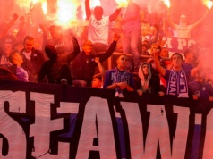 Setki tysięcy złotych strat przez jeden wieczór. Tak wygląda stadion Widzewa po wizycie gości z Poznania