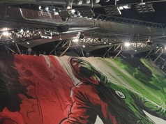 Kibice Legii nawiązali do św. Jana Pawła II. Taki napis pojawił się na trybunie