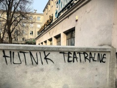 Mur przy Jubilacie znów zniszczony. Kilka miesięcy po remoncie pojawiło się kibicowskie graffiti