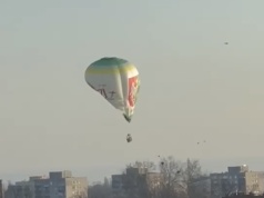 Zielona Góra. Balon spadł w okolicach ulicy Chrobrego