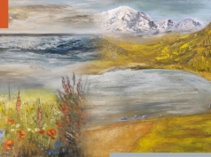 „Z tęsknoty za latem - pejzaże olejne na płótnie” - wystawa malarska Kazimierza Stanisława Brejnaka w Kostce