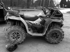 Pościg na Limanowszczyźnie. Kierujący quadem uciekał przed policją