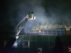 Pożar w Tychach. Palił się dach hotelu