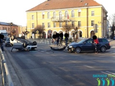 Wypadek w Błaszkach – utrudnienia w centrum miasta