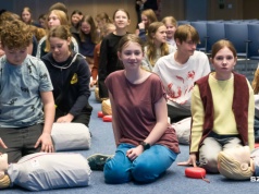 Młodzi wolontariusze uczyli się pierwszej pomocy