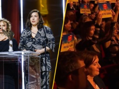 Wyjątkowy gest na gali rozdania Orłów. Po tych słowach publiczność uniosła kartki