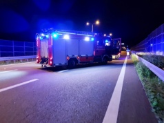 Po wypadku całkowicie zablokowana jest trasa S12. Wyznaczono objazdy