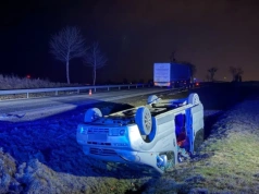 Wypadek na DK22 koło Jeziorek. Droga częściowo zablokowana