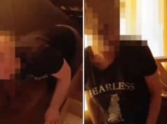 Wrocławianka schowała się przed policjantami w skrzyni łóżka. Zobacz nagranie!