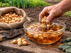 Cebula będzie rosła jak szalona! Wymocz ją w tym przed sadzeniem