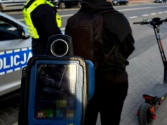Szaleńcza jazda hulajnogą zakończona kontrolą policji