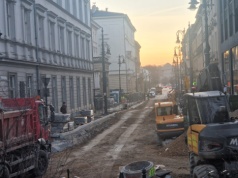 Remont Piłsudskiego i Straszewskiego trwa od siedmiu miesięcy. Koniec prac w maju