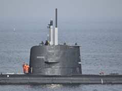 Zmodernizowany szwedzki okręt podwodny HSwMS Uppland z wizytą w Polsce