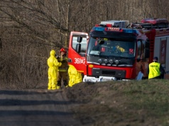 Dron znaleziony na terenie odkrywki Tomisławice. Na miejscu pracują służby