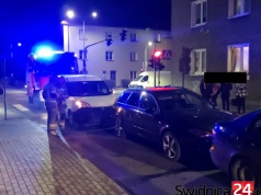 Zderzenie trzech samochodów na ul. Mieszka I w Świdnicy