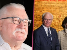 Tak Wałęsa wystroił się na spotkanie z królewską parą ze Szwecji. Co on ma na koszuli?!