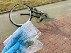 Pościg za rowerzystą w Krakowie